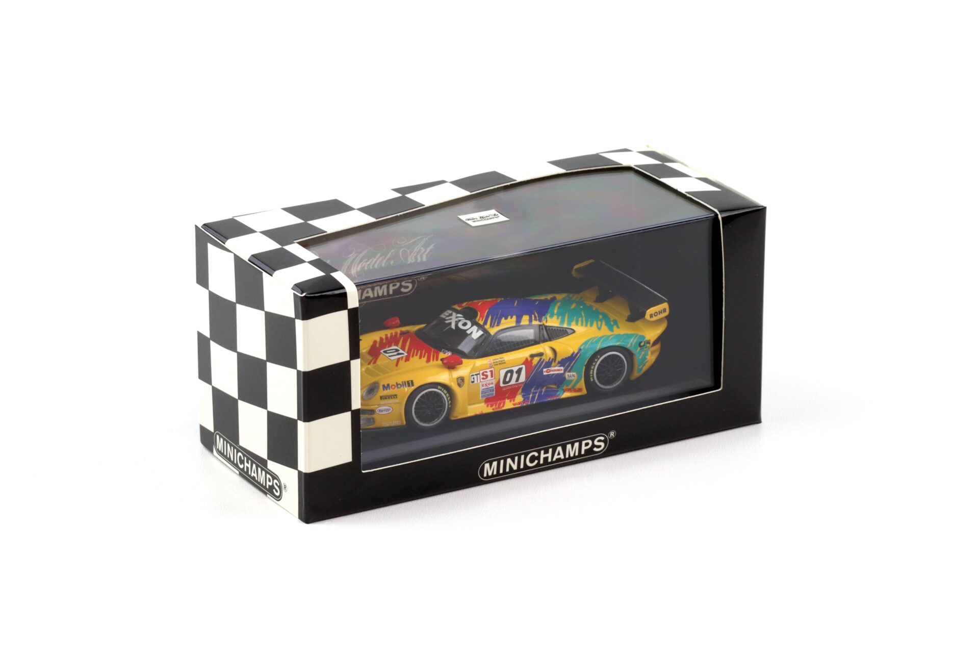1:43 Minichamps Porsche 911 993 GT1 #01 Team Rohr GTS-1 Champion 1999