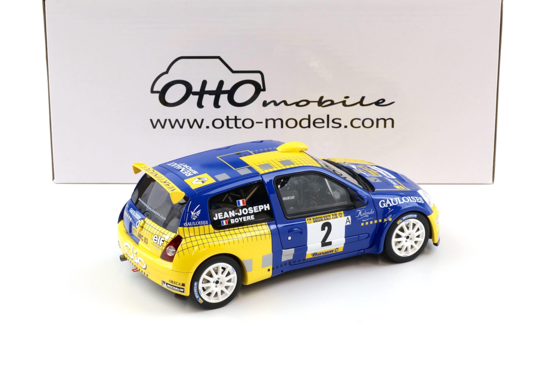 1:18 OTTO mobile OT1152 Renault Clio S1600 Barum Rally #2 Jean-Joseph 2004