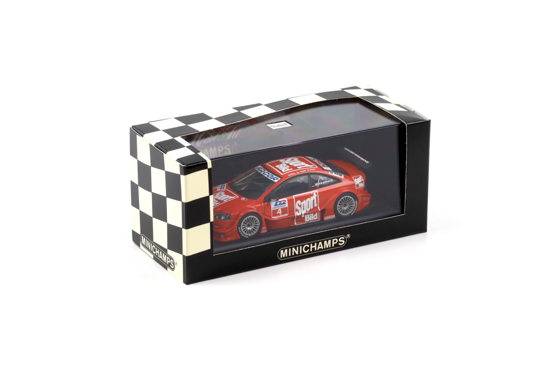 1:43 Minichamps Opel V8 Coupe DTM 2000 Team Holzer #4 J.Winkelhock Sport Bild