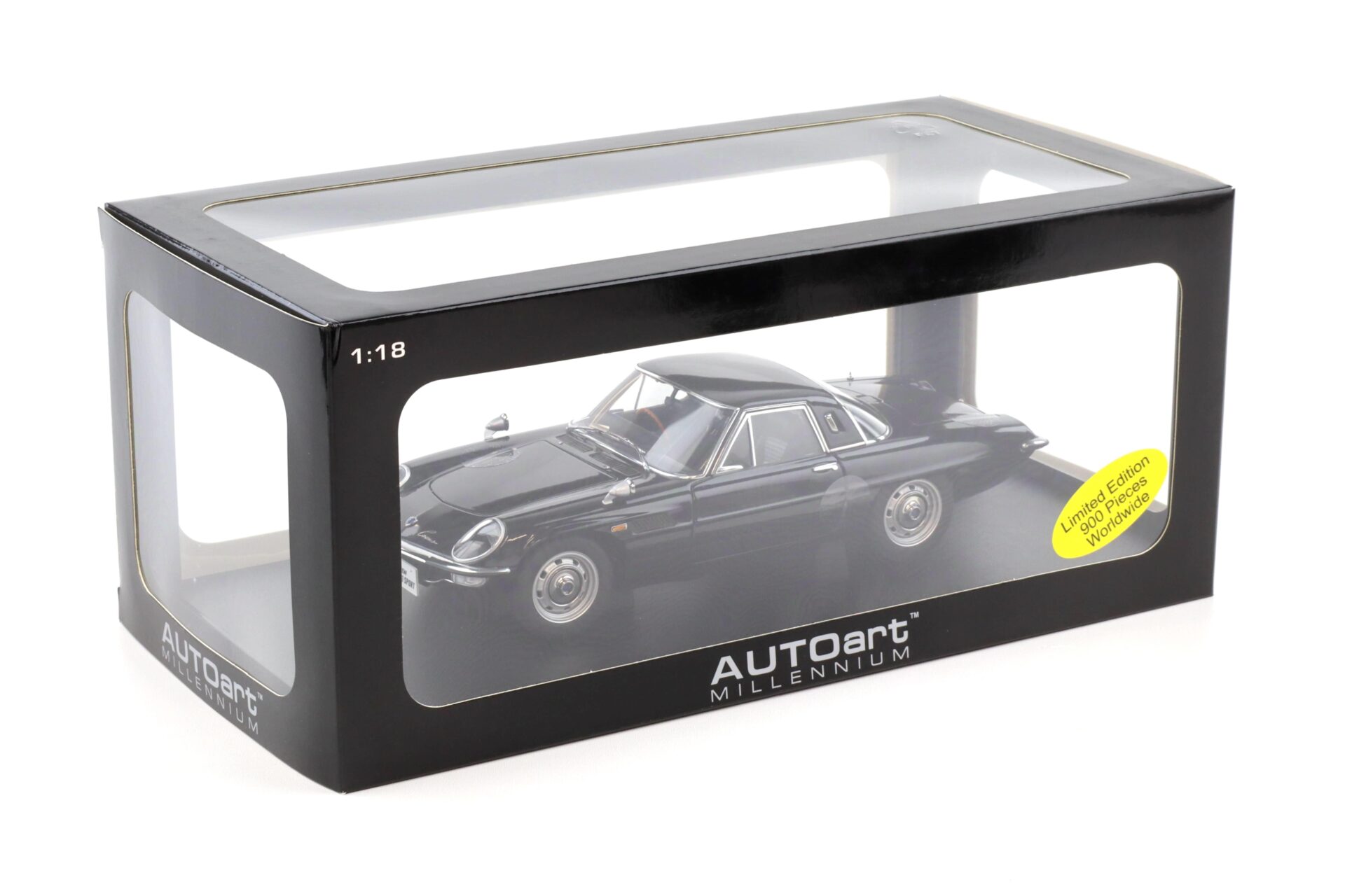 1:18 AUTOart Mazda Cosmo Sport Coupe black Diecast – Limited 900
