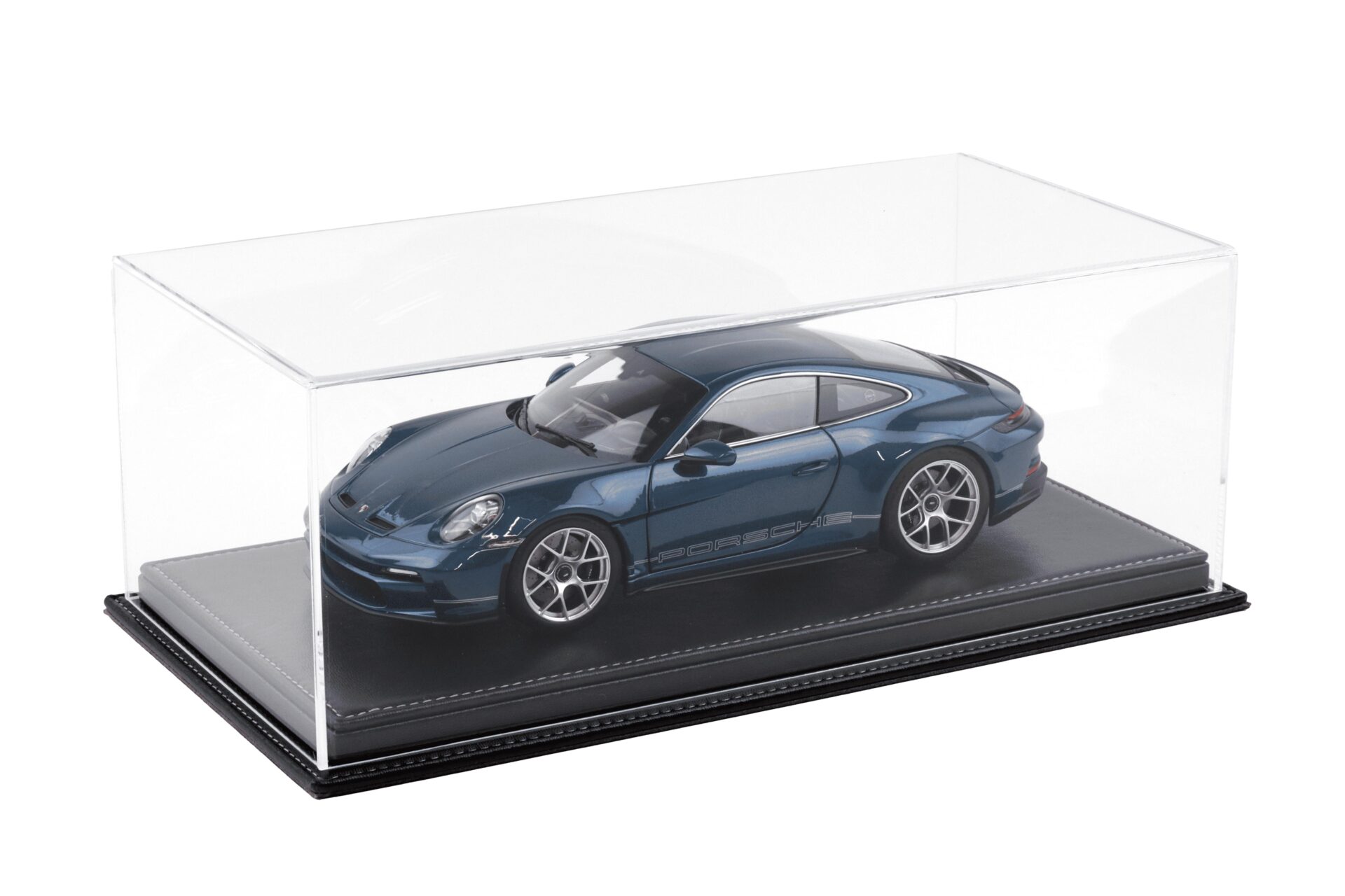 1:18 Atlantic Vitrine Show Case Display Case MULHOUSE with black leather Base