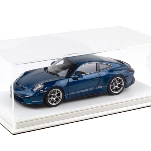 1:18 Atlantic Vitrine Show Case Display Case MULHOUSE with white leather Base