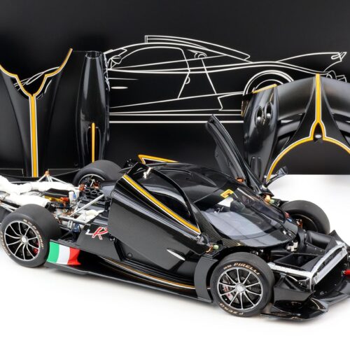1:18 LCD Models Pagani Huayra R 2021 Full Carbon black LCD18012-CB