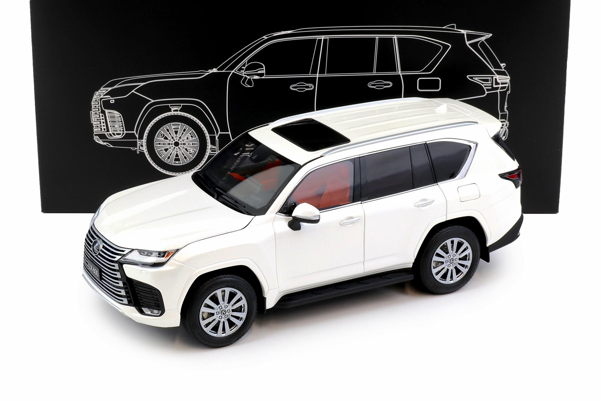 1:18 LCD Models Lexus LX600 SUV 2024 white LCD18021-WH