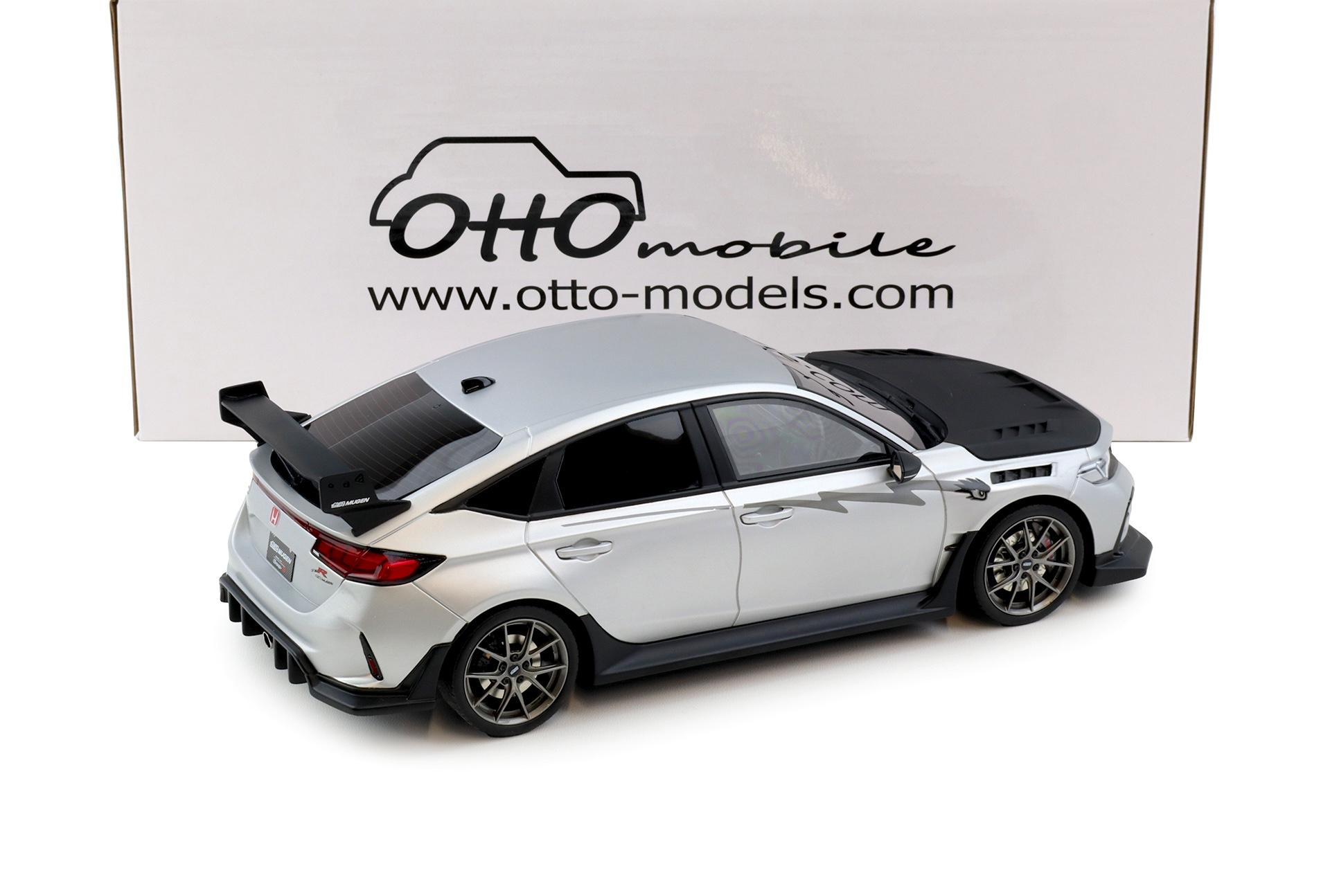 1:18 OTTO mobile OT1133 Honda Civic Type R Mugen Group B matt silver 2024