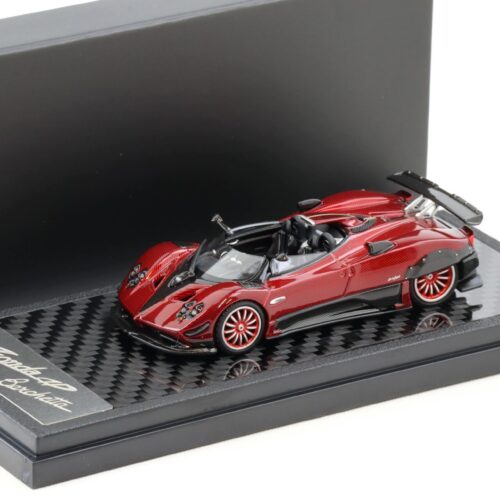 1:64 LCD Models Pagani Zonda HP Barchetta Carbon red LCD64018-CR