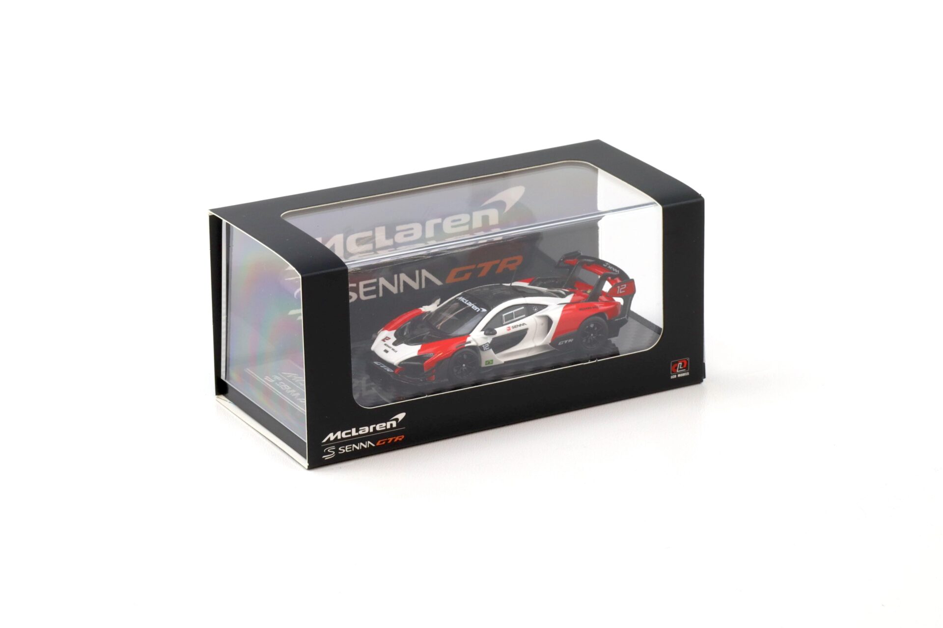 1:64 LCD Models McLaren Senna GTR 2021 Richard Mille #12 white/ red LCD64024-RW