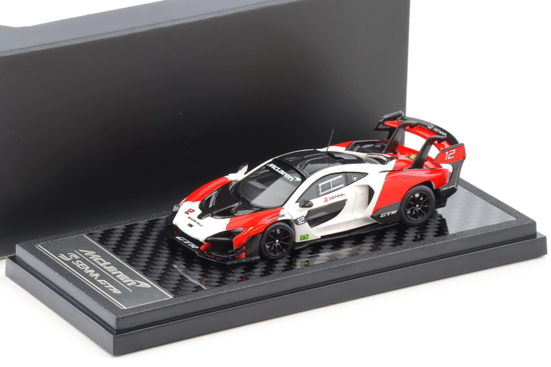 ID 106358 orig.jpg 1:64 LCD Models McLaren Senna GTR 2021 Richard Mille #12 white/ red LCD64024-RW