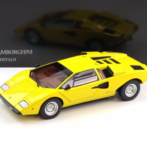 1:18 Kyosho Lamborghini Countach LP 400 Coupe yellow KS08321YT