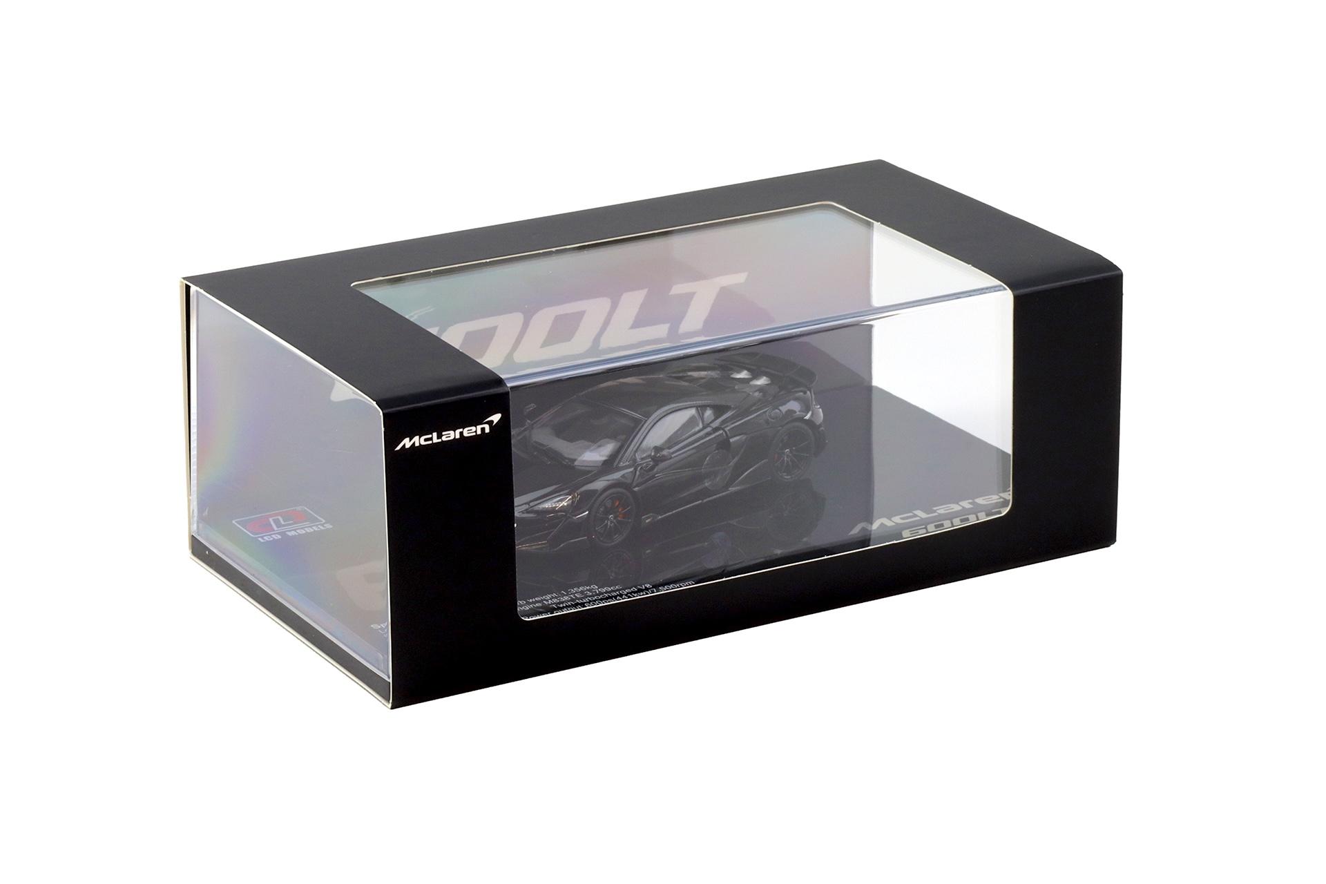 1:43 LCD Models McLaren 600LT Coupe black LCD43007-BL