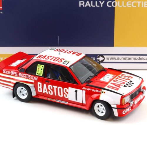1:18 SunStar Opel Ascona 400 #1 Circuits des Ardennes 1983 Bastos G.Colsoul