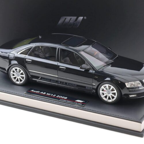 1:18 Motorhelix Resin Audi A8 W12 Limousine 2008 Brilliant black MH030BK