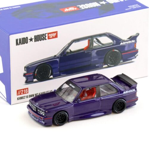 1:64 TSM Mini GT Kaido House BMW M3 E30 Kaido GT V2 Midnight purple 1989
