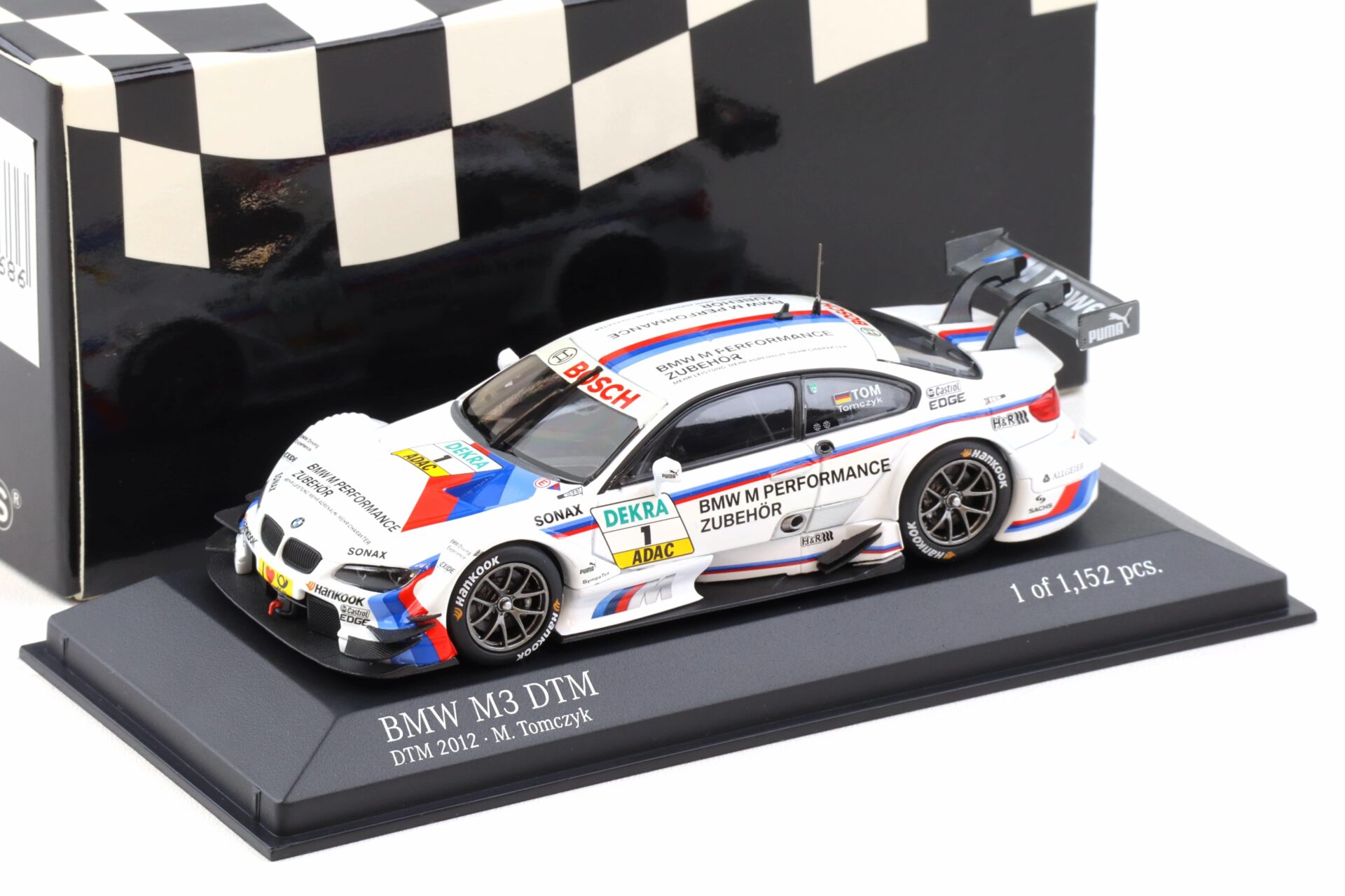 ID 106665 orig.jpg 1:43 Minichamps BMW M3 E92 DTM Team RMG Reinhold 2012 M.Tomczyk #1