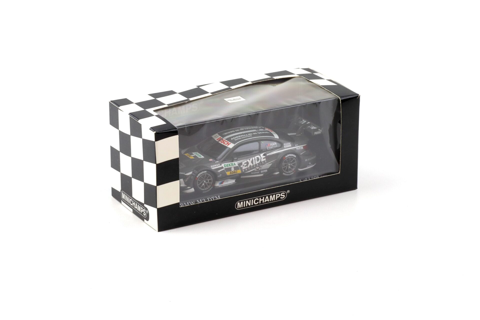 1:43 Minichamps BMW M3 E92 DTM Team RBM 2013 J.Hand #8