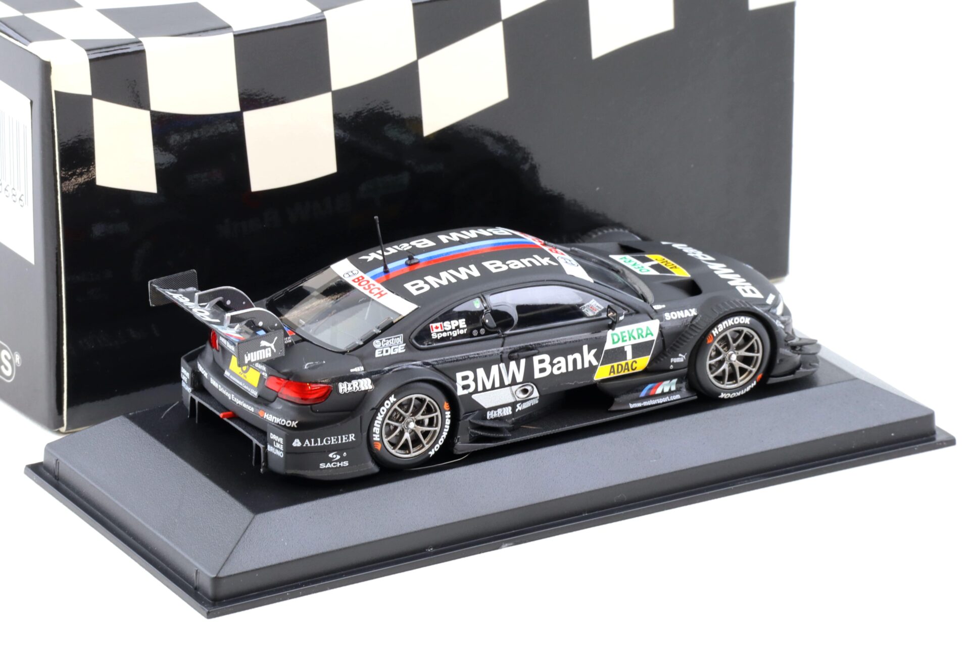1:43 Minichamps BMW M3 E92 DTM Team Schnitzer 2013 B.Spengler #1