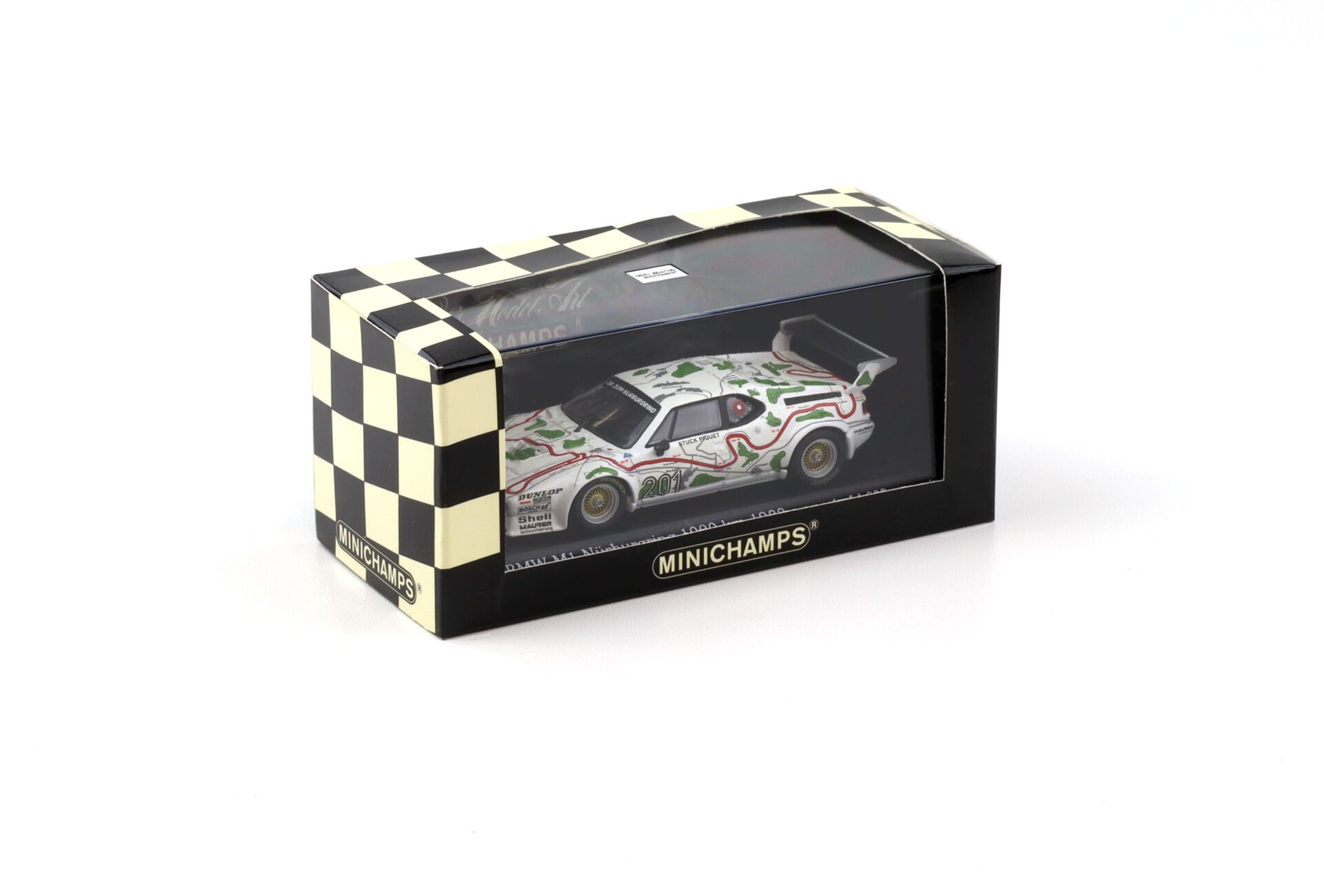 1:43 Minichamps BMW M1 ProCar 1000km Nürburgring 1980 Stuck/ Piquet #201