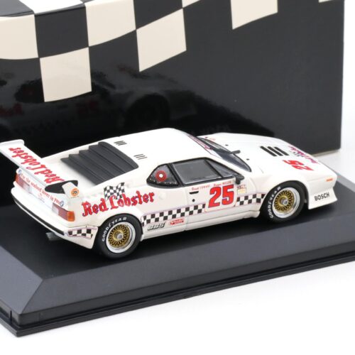 1:43 Minichamps BMW M1 ProCar IMSA Red Lobster LA Times GP 1981 Cowart/ Miller