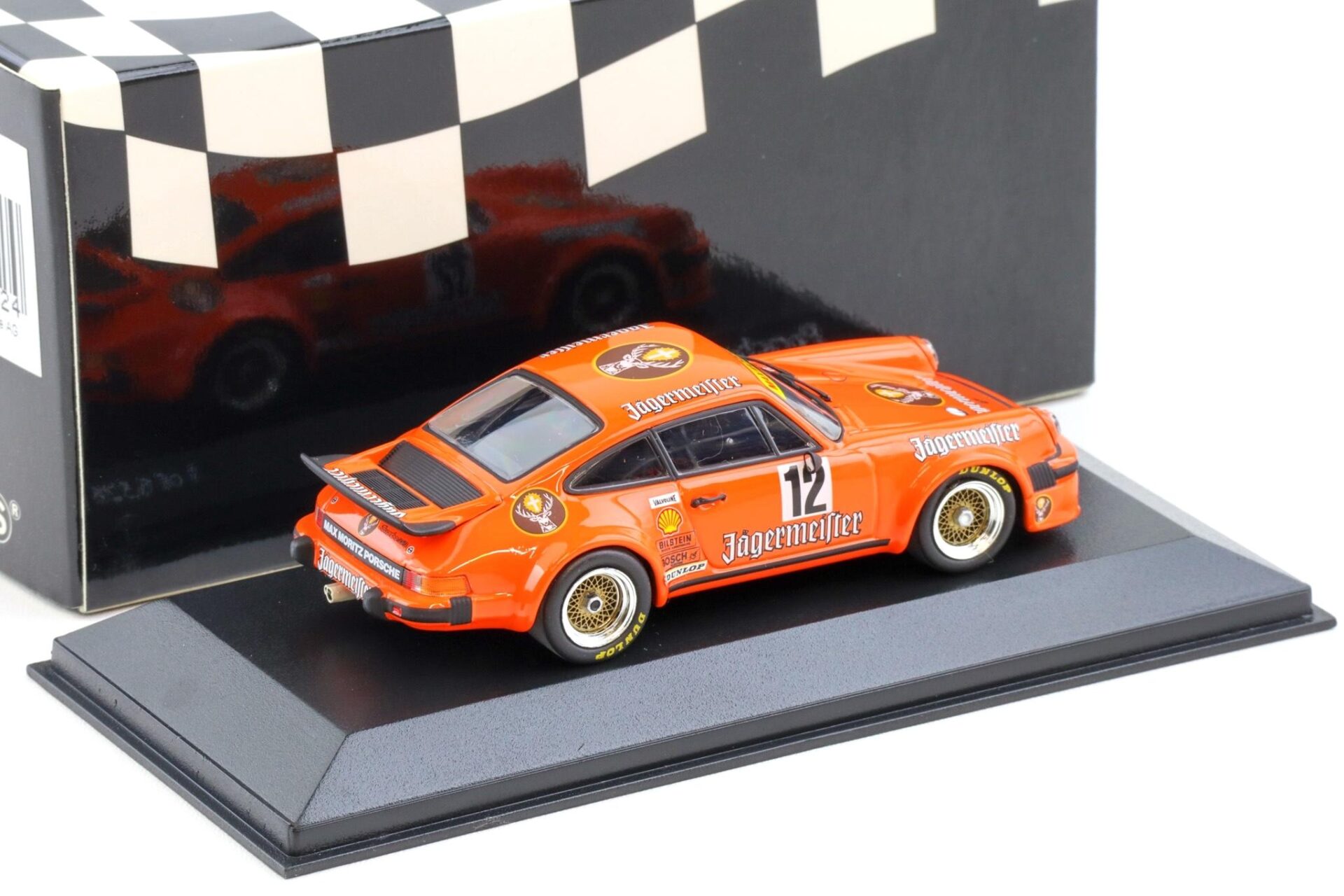 1:43 Minichamps Porsche 934 ADAC Eifelrennen DRM 1976 Winner Kelleners #12
