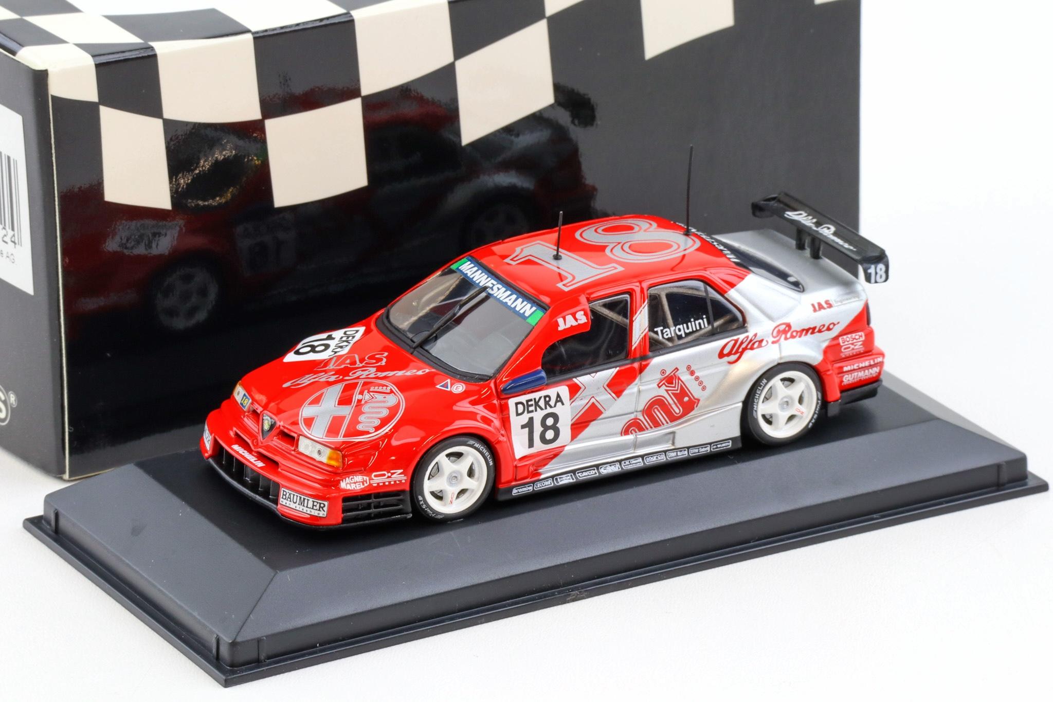 1:43 Minichamps Alfa Romeo 155 V6 TI DTM 1996 Team Alfa JAS G.Tarquini #18