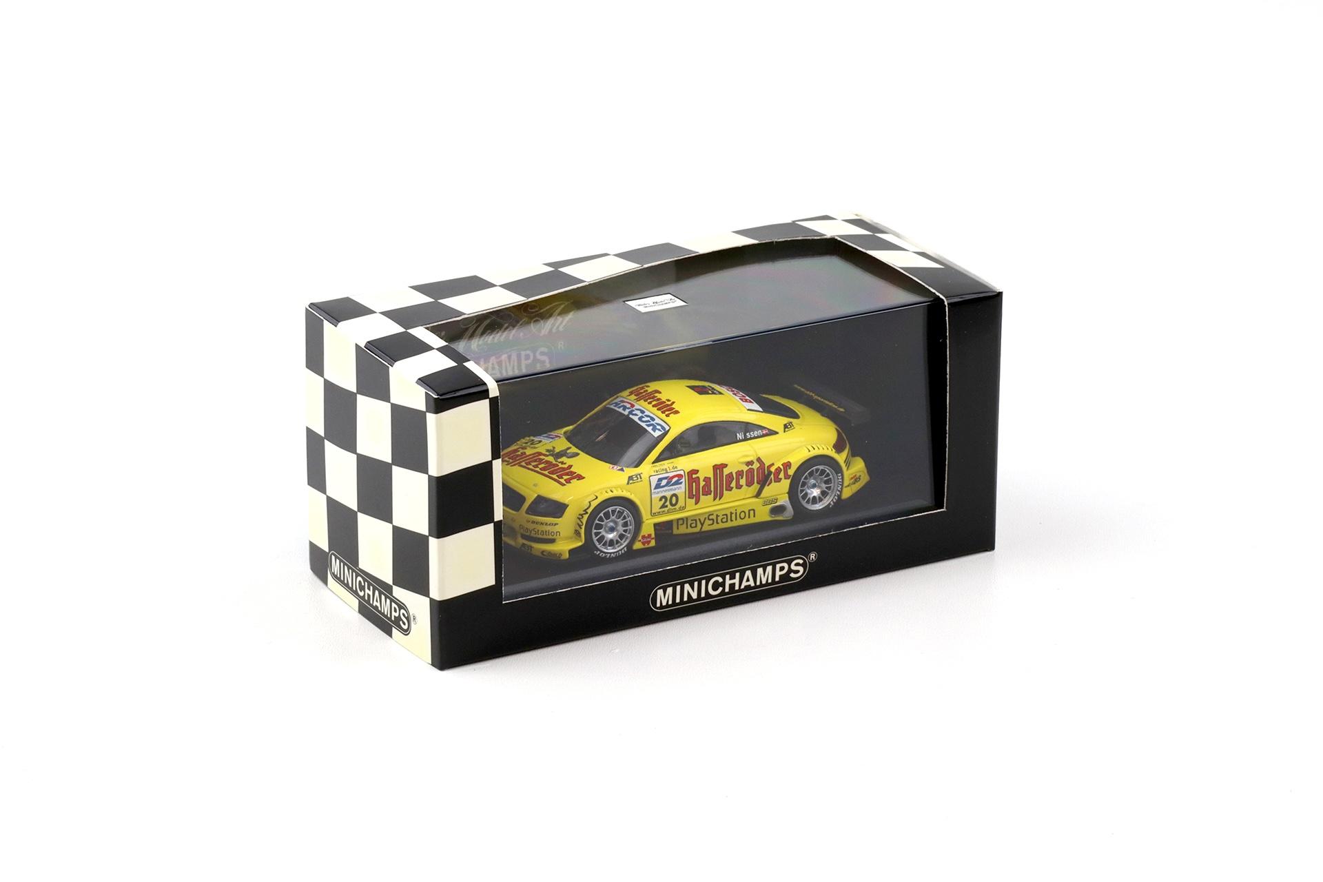 1:43 Minichamps Audi TT-R DTM 2000 Team Abt K.Nissen #20 Hasseröder