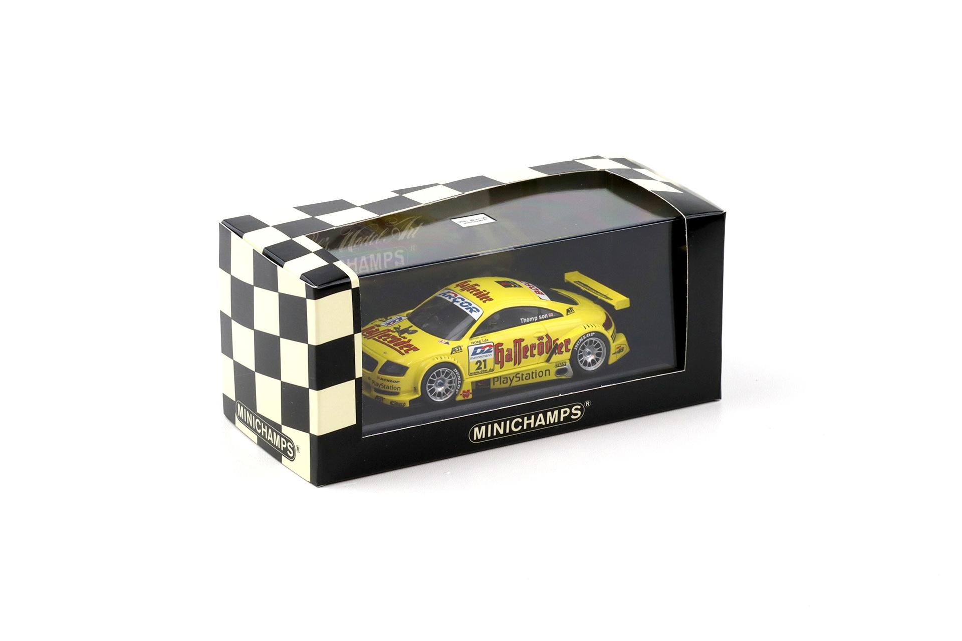 1:43 Minichamps Audi TT-R DTM 2000 Team Abt J.Thompson #21 Hasseröder