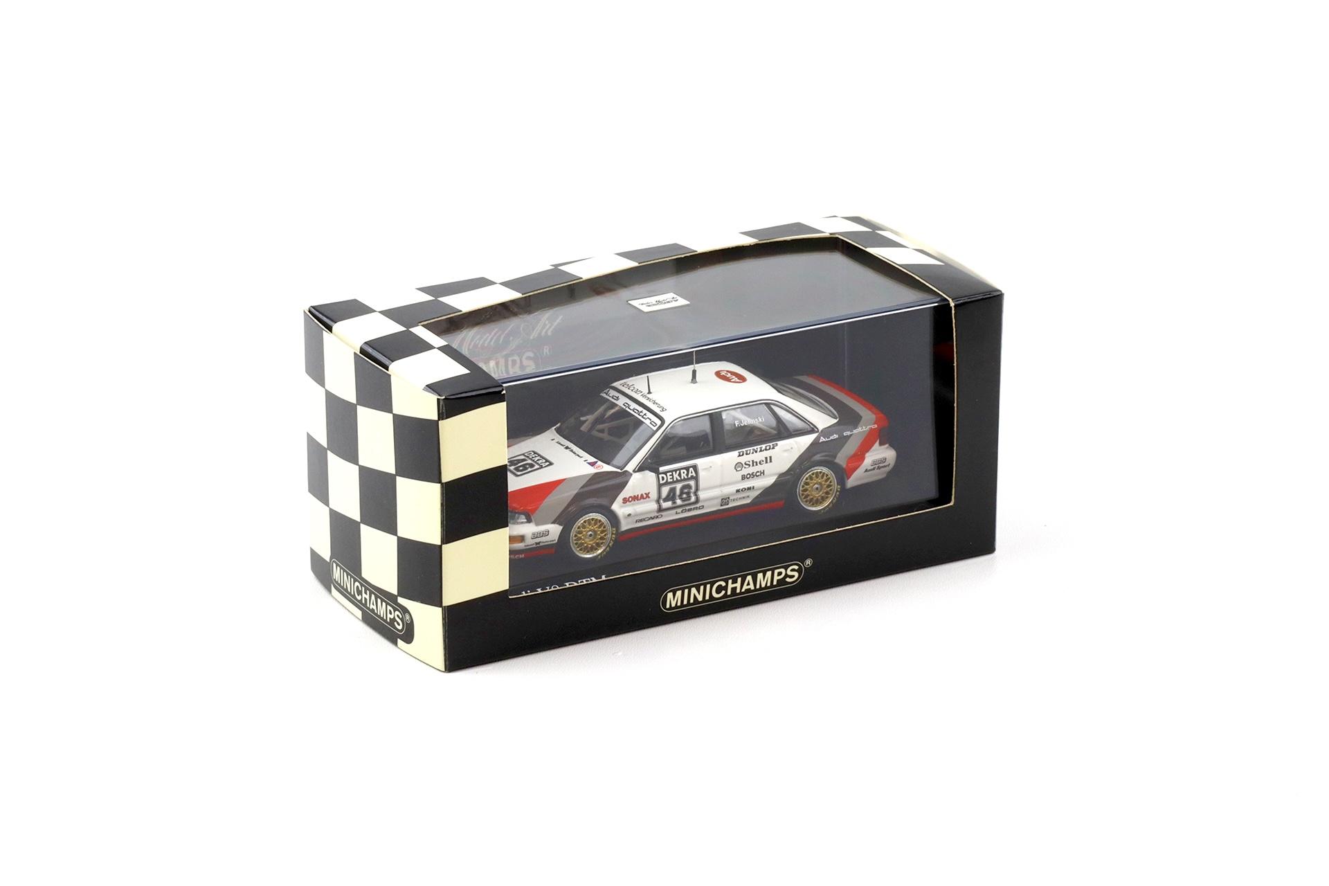 1:43 Minichamps Audi V8 DTM 1990 Frank Jelenski #46