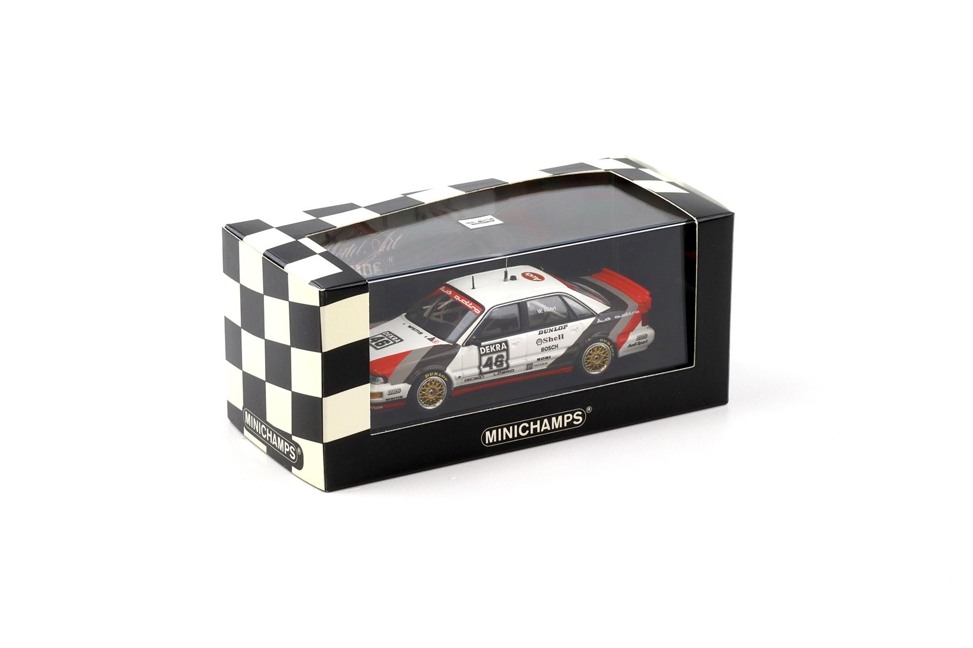 1:43 Minichamps Audi V8 DTM 1991 Walter Röhrl #46
