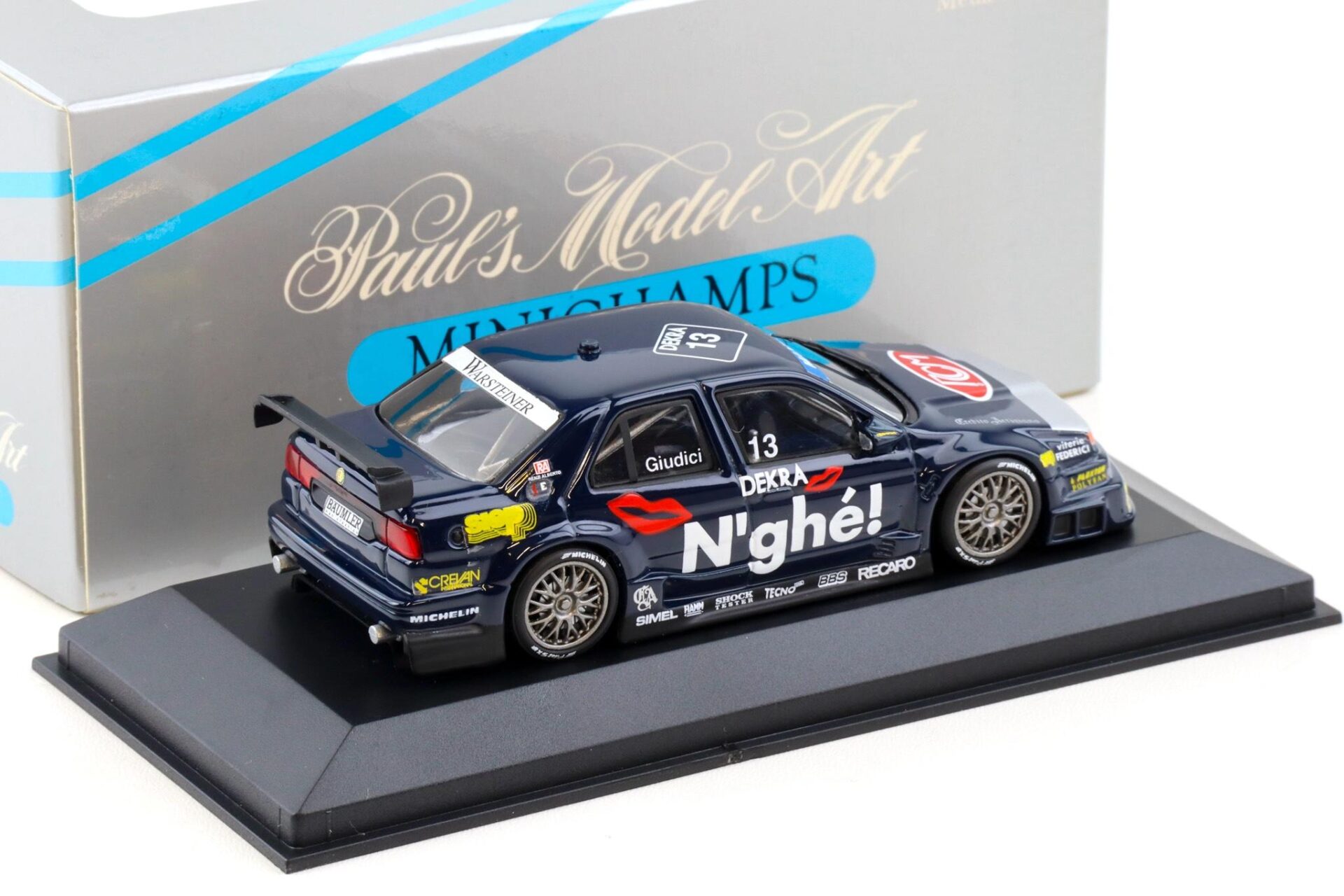 1:43 Minichamps Alfa Romeo 155 V6 TI DTM 1996 Alfa Team Giudici #13 Giudici