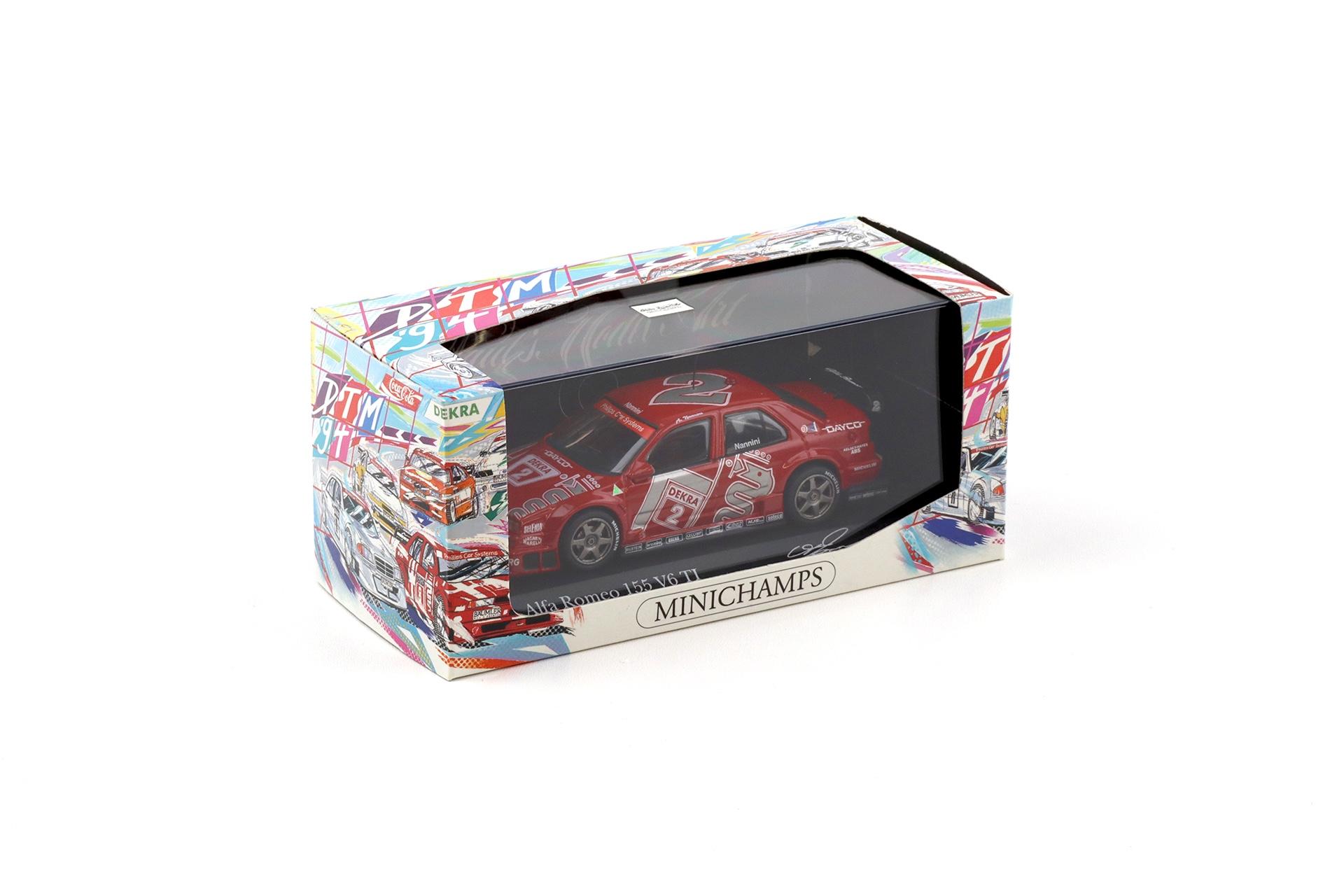 1:43 Minichamps Alfa Romeo 155 V6 TI DTM 1994 Team Alfa Corse #2 A