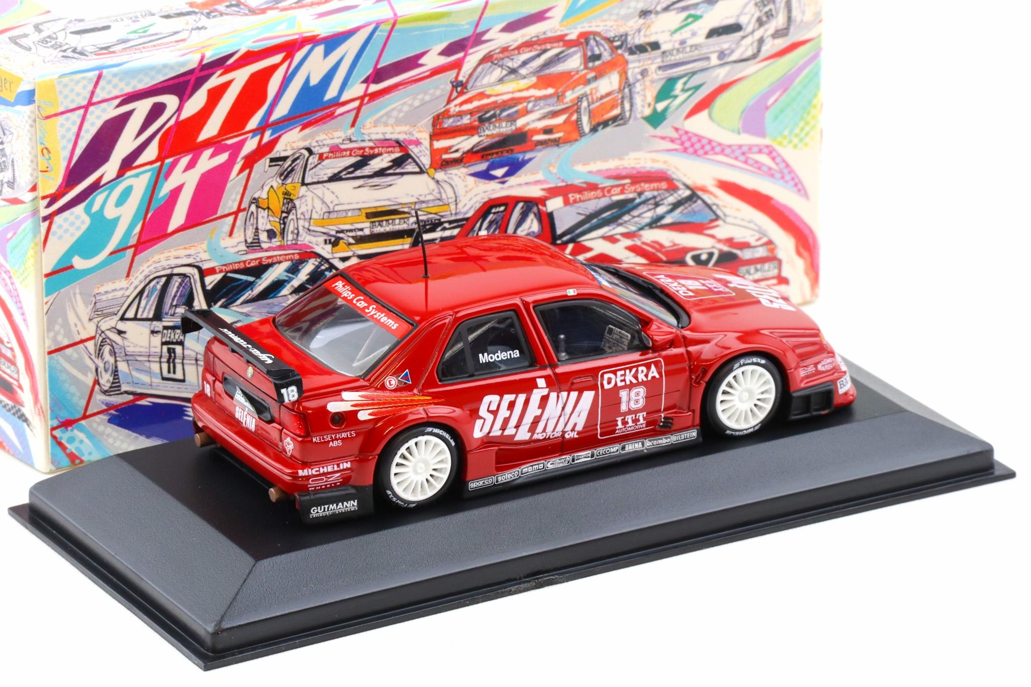 1:43 Minichamps Alfa Romeo 155 V6 TI DTM 1995 Euroteam #18 S.Modena