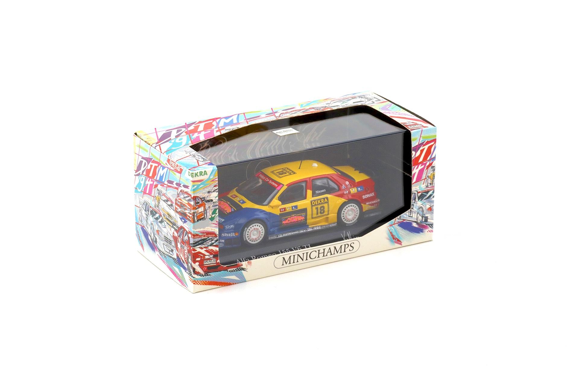 1:43 Minichamps Alfa Romeo 155 V6 TI DTM 1994 Team Schübel K.Nissen #18