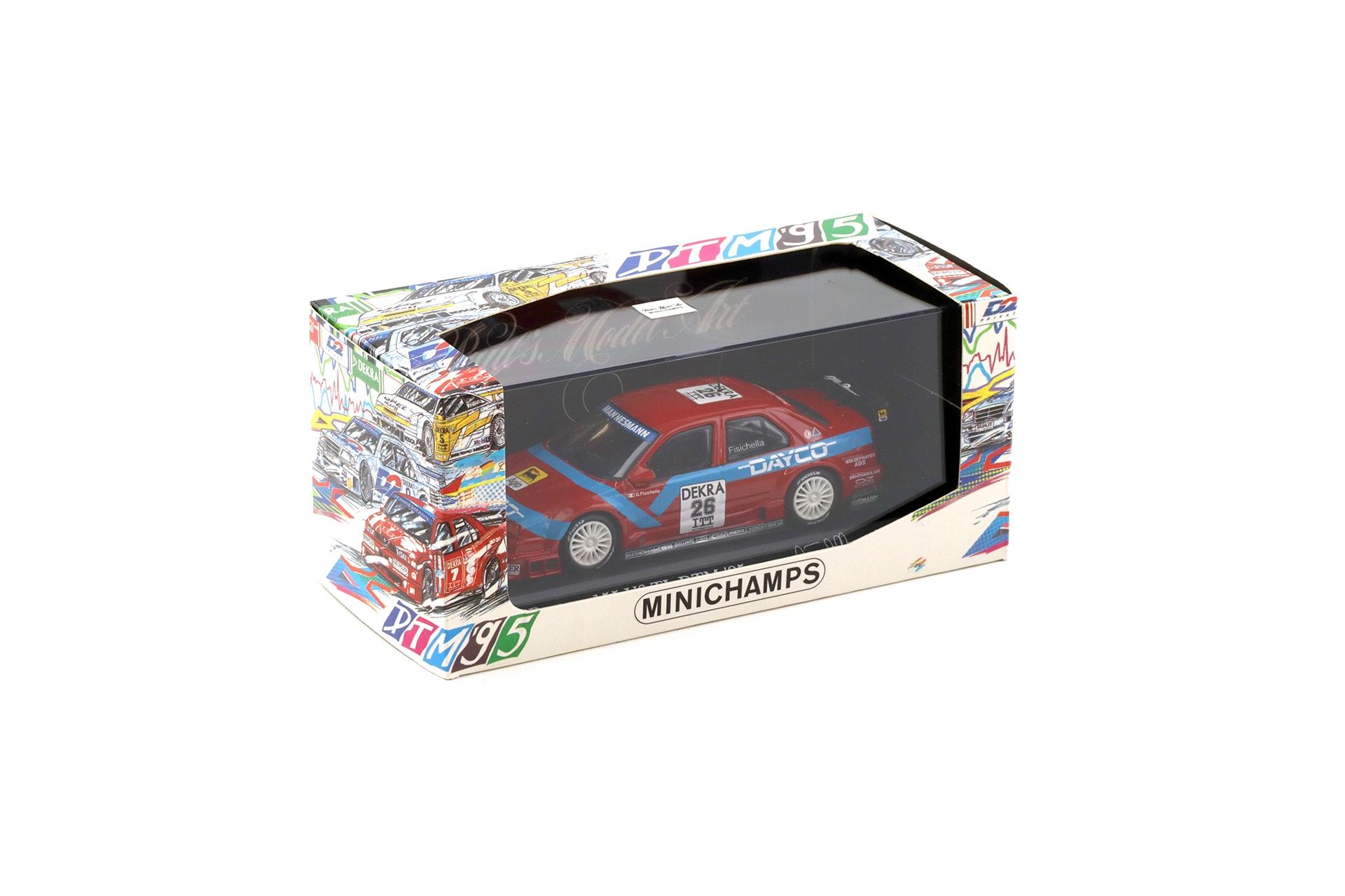 1:43 Minichamps Alfa Romeo 155 V6 TI DTM 1995 Team Alfa Corse 2 G.Fisichella #26