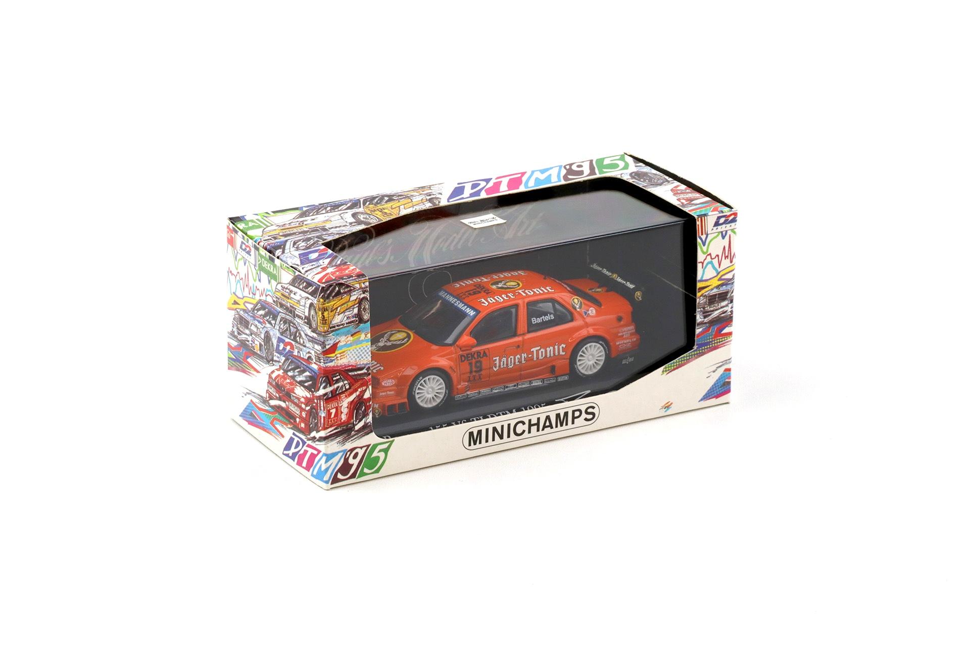 1:43 Minichamps Alfa Romeo 155 V6 TI DTM 1995 Euroteam M.Bartels #19 Jägermeister