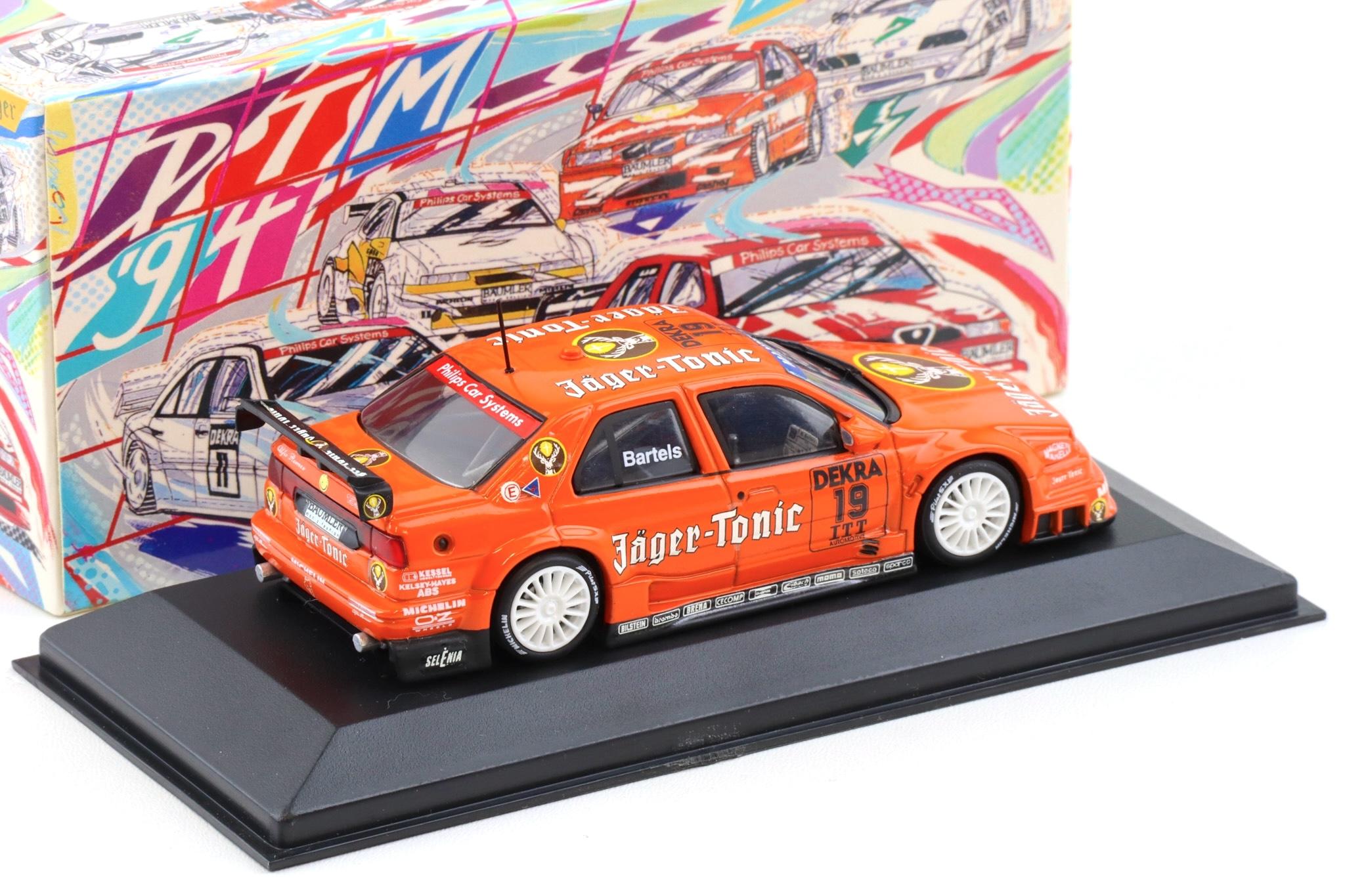 1:43 Minichamps Alfa Romeo 155 V6 TI DTM 1995 Euroteam M.Bartels #19 Jägermeister