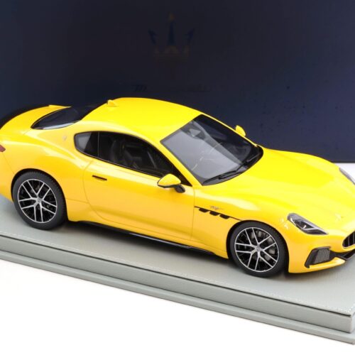 1:18 BBR Maserati Granturismo Trofeo 2023 Giallo Corse metallic DEALER VERSION
