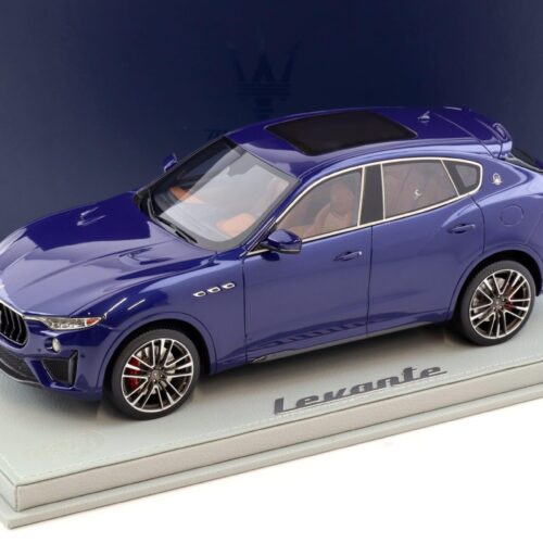 Maserati Levante ミニカー 1/18 ダークブルー 1:18 BBR Maserati Levante V8 Trofeo Blu Emozione DEALER VERSION