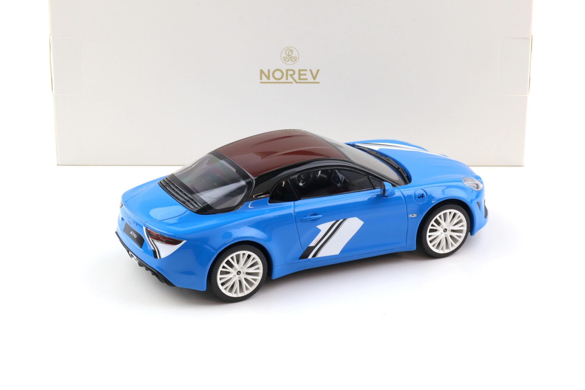 1:18 Norev Alpine A110 San Remo 73 blue/ black 2023 - Limited 150 pcs.