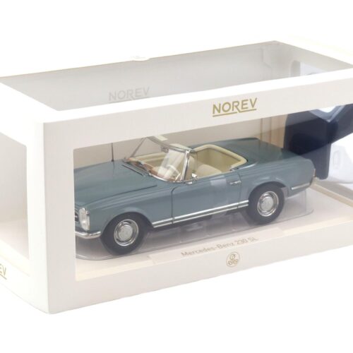 1:18 Norev Mercedes 230 SL Pagode W113 Horizon blue 1963 with Top