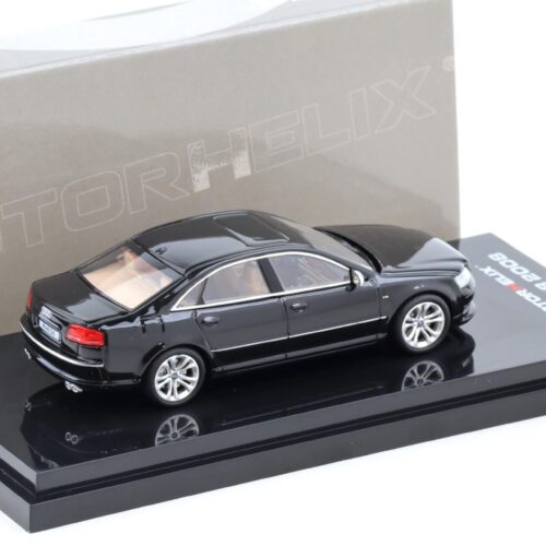 1:64 Motorhelix Audi S8 Limousine D3 Brilliant black 2008