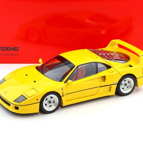 1:18 Kyosho Ferrari F40 Coupe 1987 yellow KS08416Y