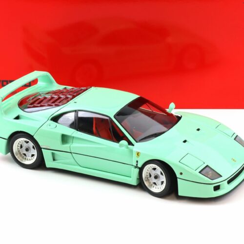 1:18 Kyosho 1987 Ferrari F40 Coupe mint green 08416MG Die-Cast - Image 2