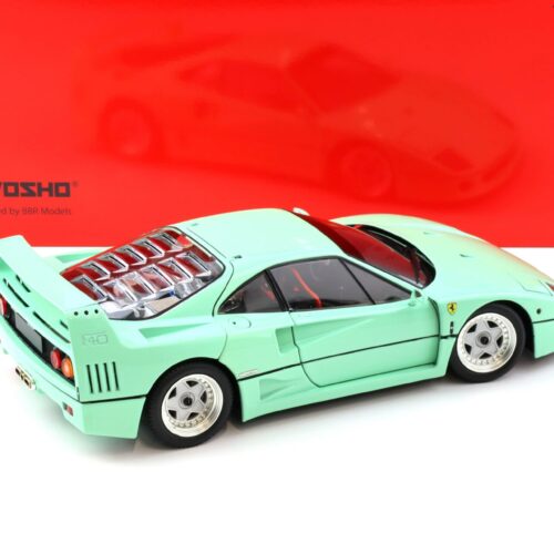 1:18 Kyosho 1987 Ferrari F40 Coupe mint green 08416MG Die-Cast - Image 3