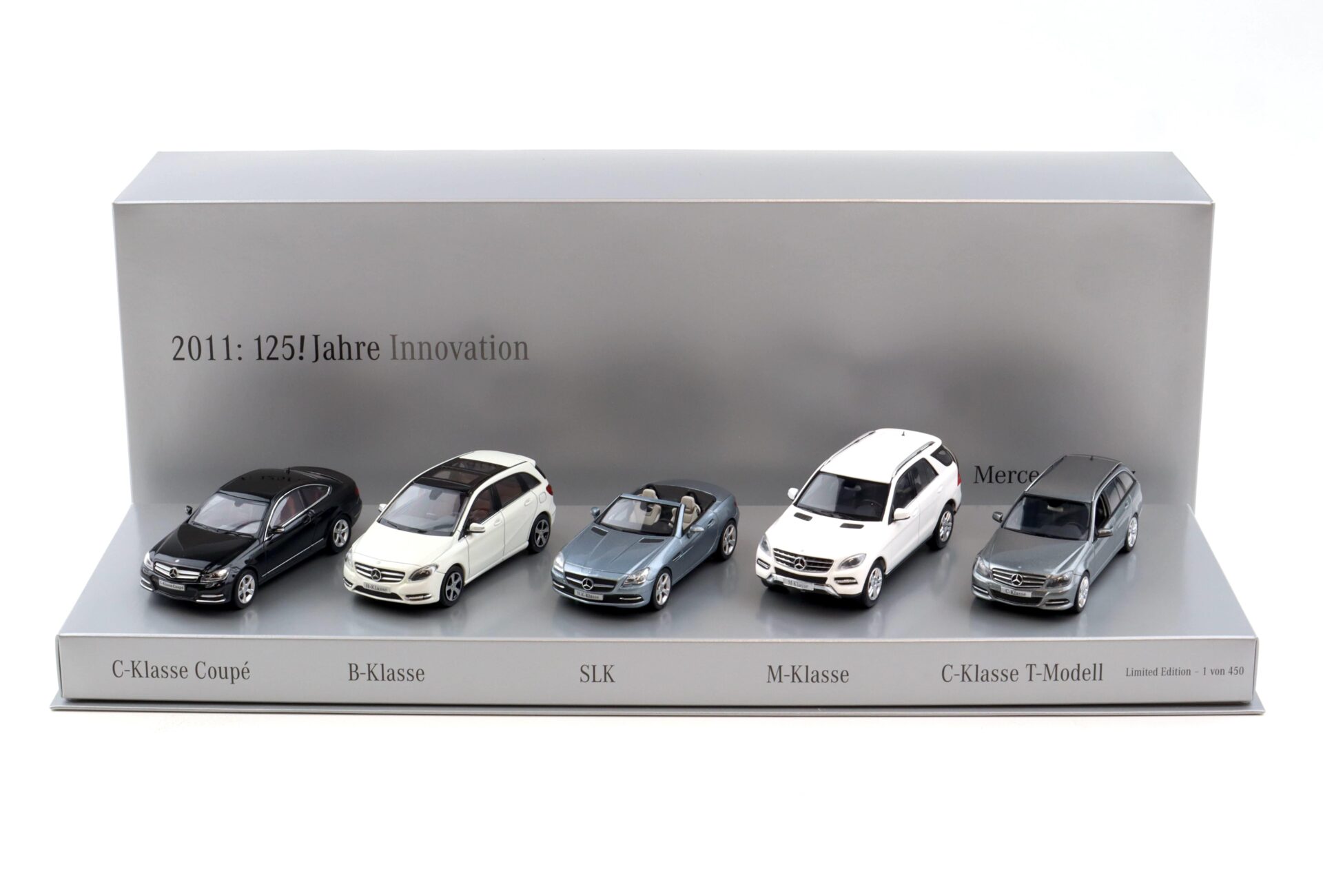ID 107281 orig 1.jpg 1:43 Schuco Mercedes Presse Set 2011 Jahresbox 5-Car Set DEALER VERSION