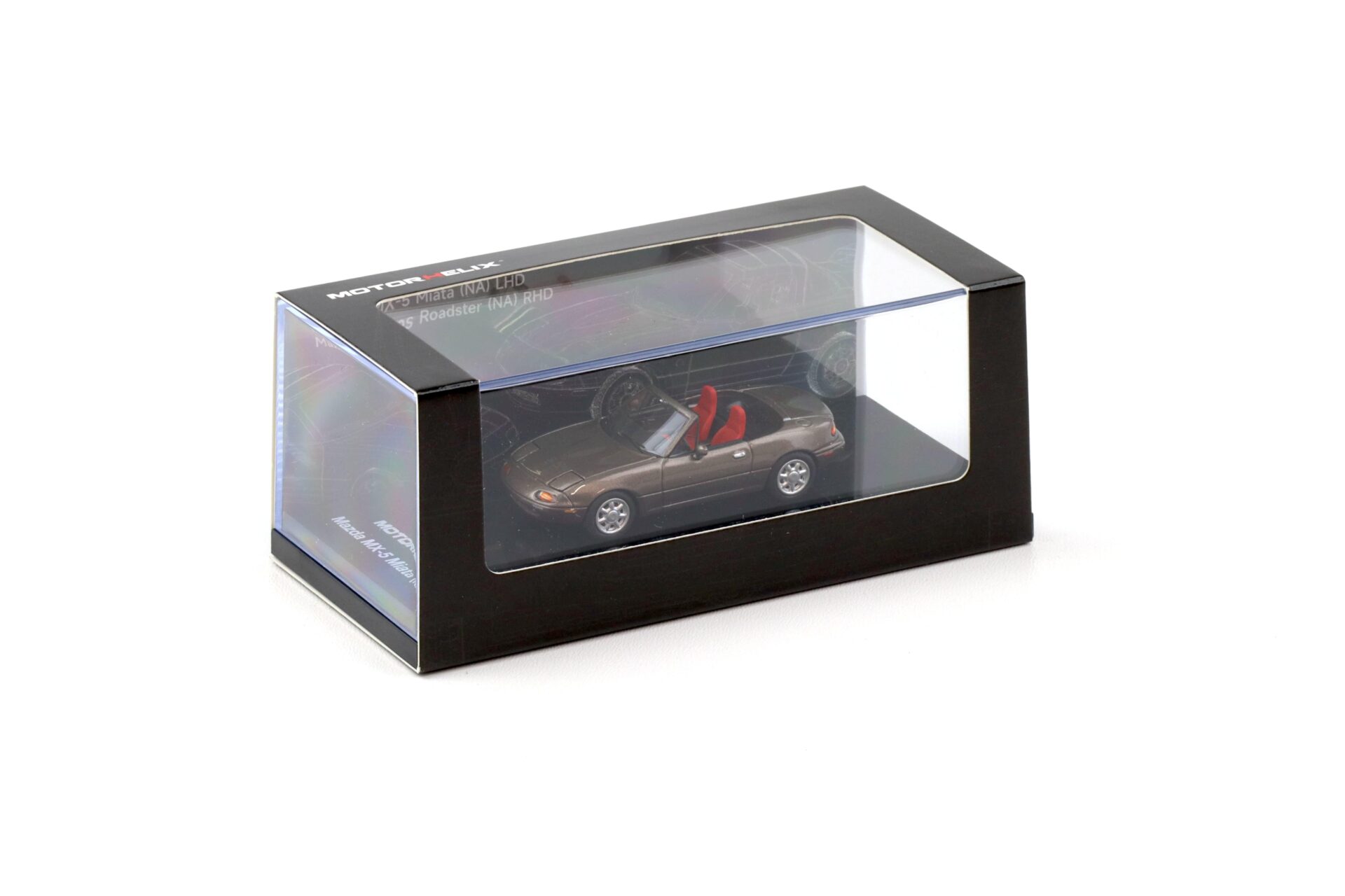 1:64 Motorhelix Mazda MX-5 Miata (NA) LHD brown metallic with top