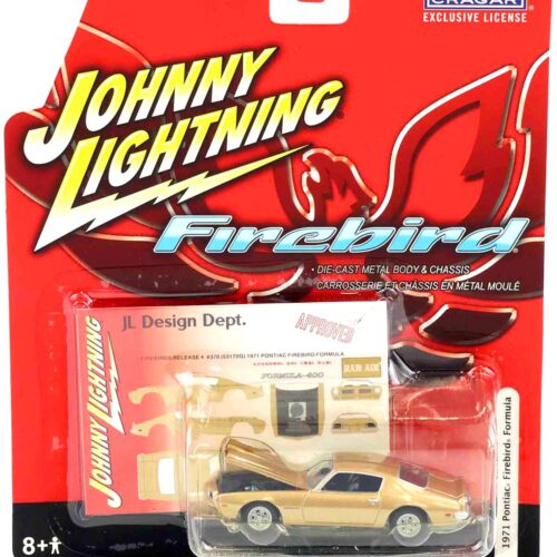 1:64 Johnny Lightning 1971 Pontiac Firebird Formula gold metallic Firebird