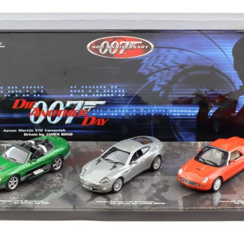 1:43 Minichamps James Bond 007 Die Another Day 3-Car Box Set Aston Martin/Ford/Jaguar