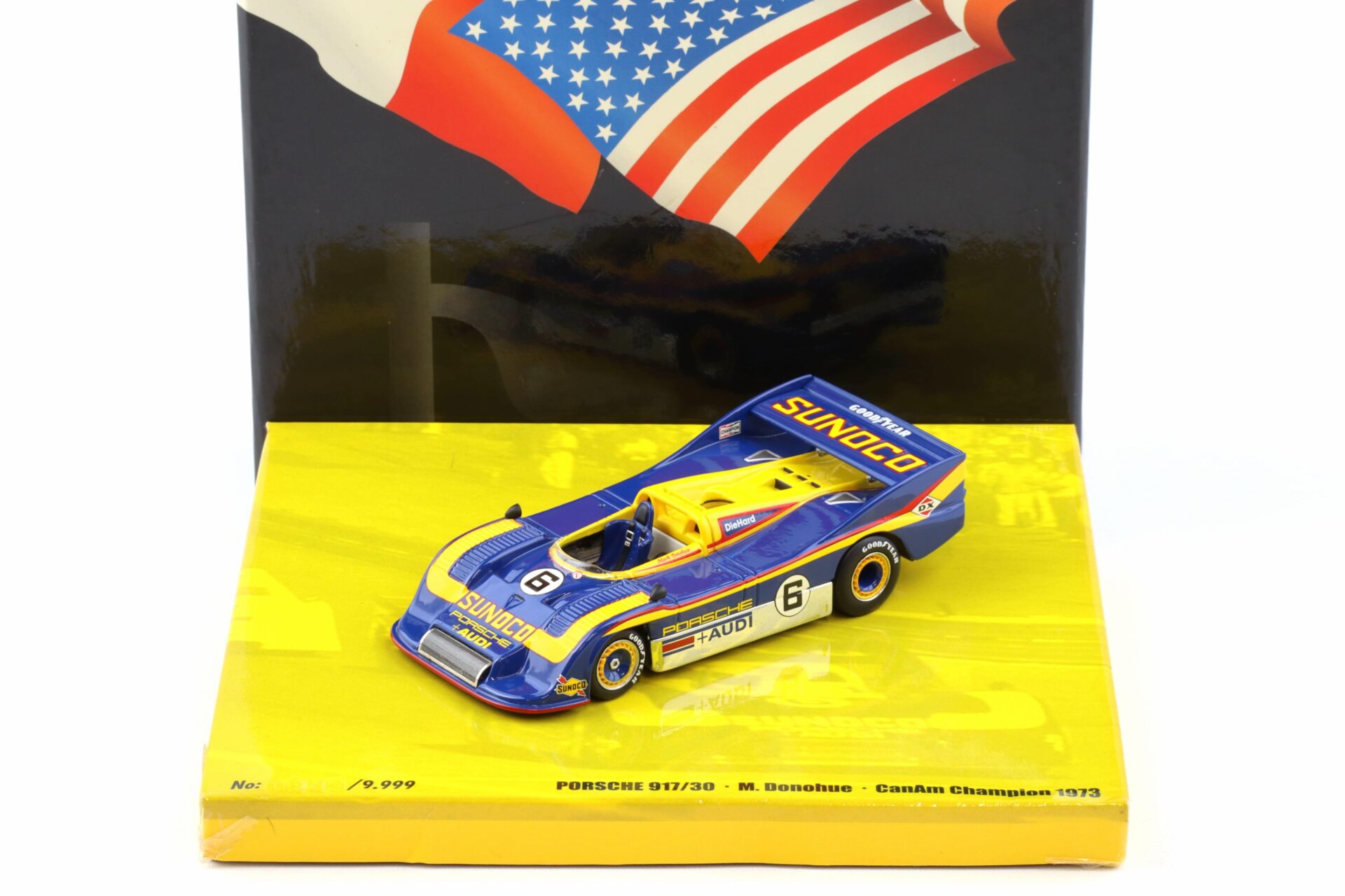 ID 107547 orig.jpg 1:43 Minichamps Porsche 917/30 CanAm Champion 1973 M.Donohue Sunoco Special Box