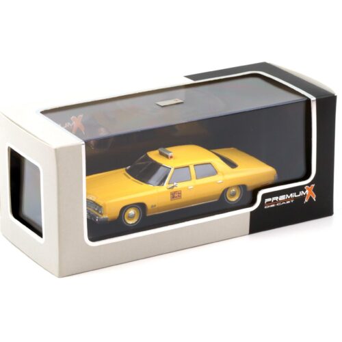 1:43 PremiumX Chevrolet Bel Air Limousine 1973 New York Taxi yellow