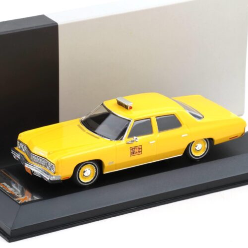 1:43 PremiumX Chevrolet Bel Air Limousine 1973 New York Taxi yellow